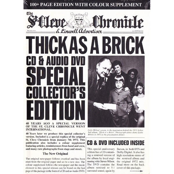 Thick As A Brick [40th Anniversary Edition]